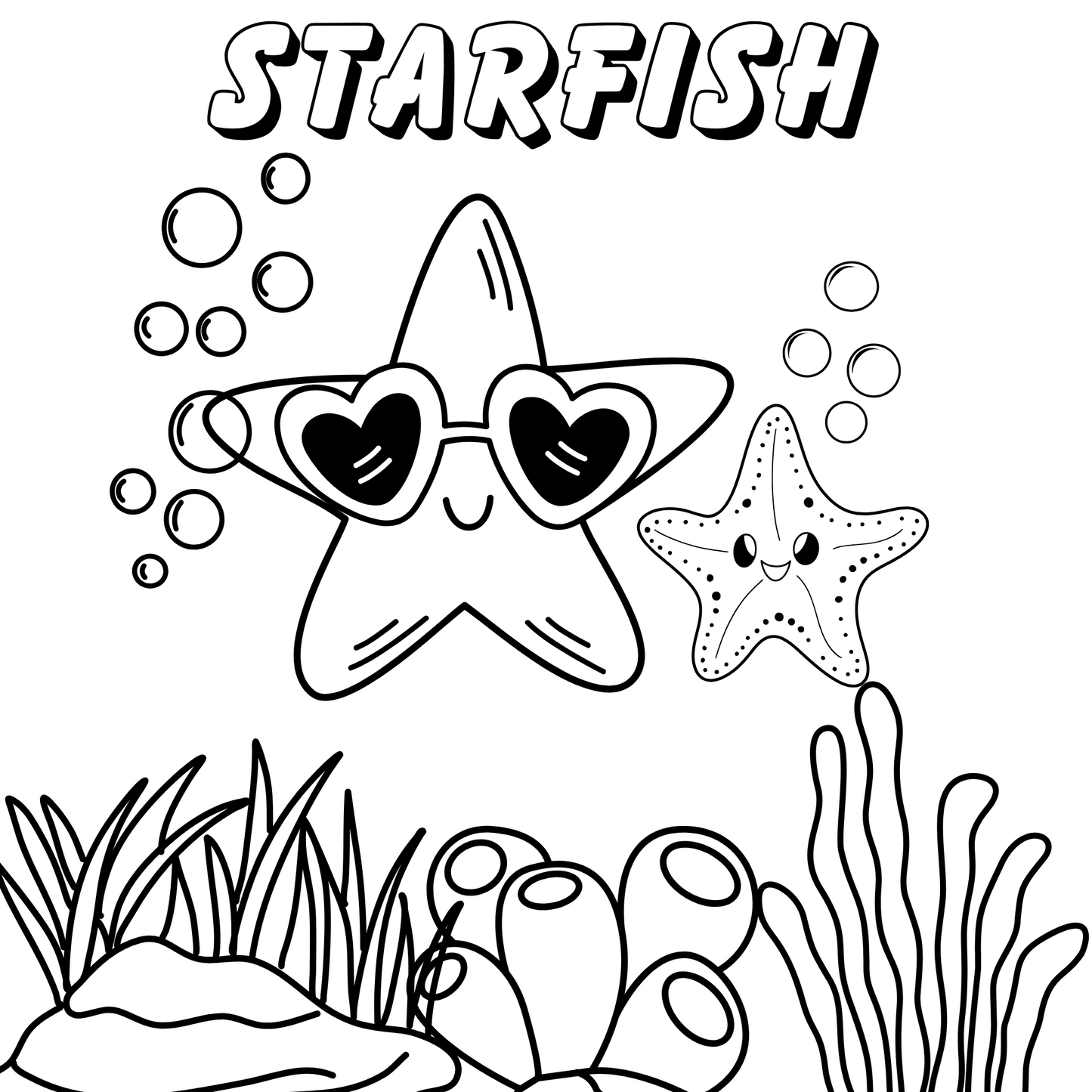 Animals sea coloring - Fun, Friendly Sea Creatures for an Unforgettable Coloring Experience!